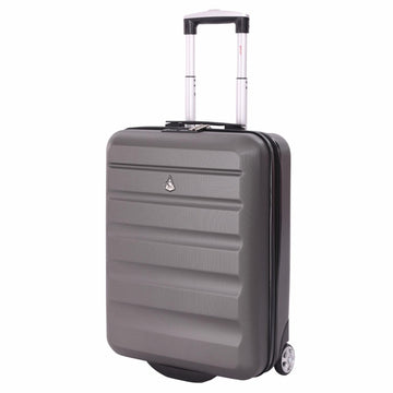 Aerolite (55x40x20cm) Ryanair Maximum Allowance 40L Lightweight Hard Shell Cabin Hand Luggage, Also Approved for easyJet, British Airways, Jet2 and More - Packed Direct UK